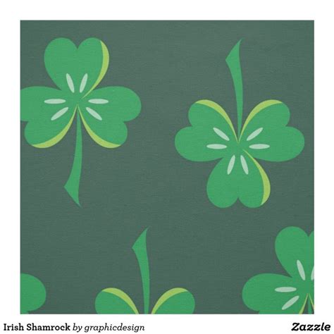 Irish Shamrock Fabric Create Fabrics Printing On Fabric Crafts To Make