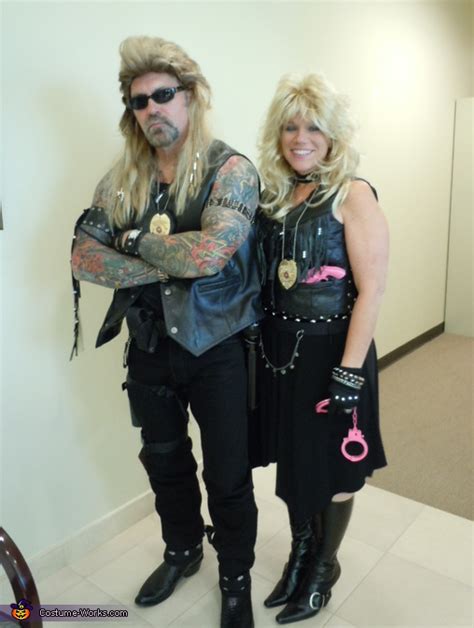 The Bounty Hunter Dog And Beth Chapman Halloween Costume For Couples