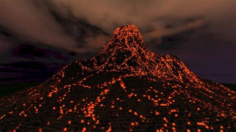 Volcano A Minecraft Custom Terrain Minecraft Project