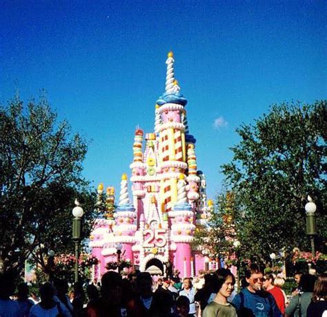 The Infamous 25th Anniversary Cake Castle At Walt Disney World