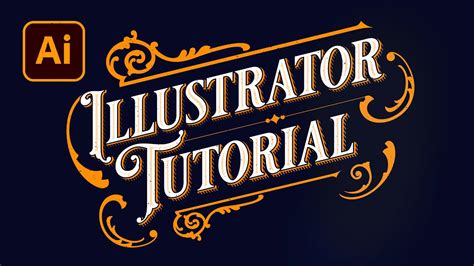 Illustrator Tutorial Vintage Type Effect Lettering Youtube