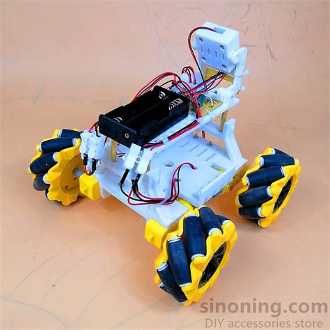 Tt Motor Omnidirectional Wheel Arduino Smart Car Robot Chassis 3d