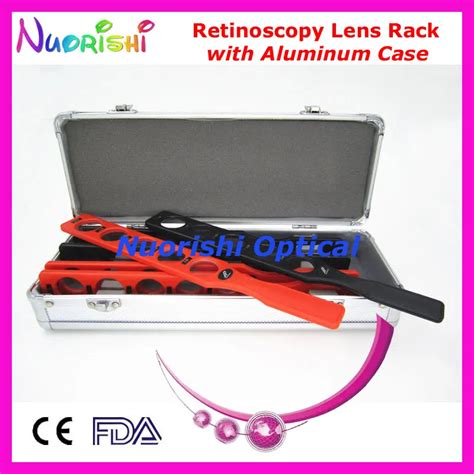 E03 10 Ophthalmic Supplies Retinoscopy Trial Board Lens Rack Set Kit 6