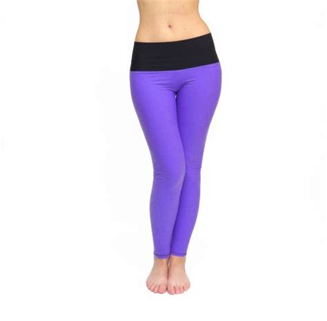 High Waist Legging Purple Yoga Pants Sexy Tights