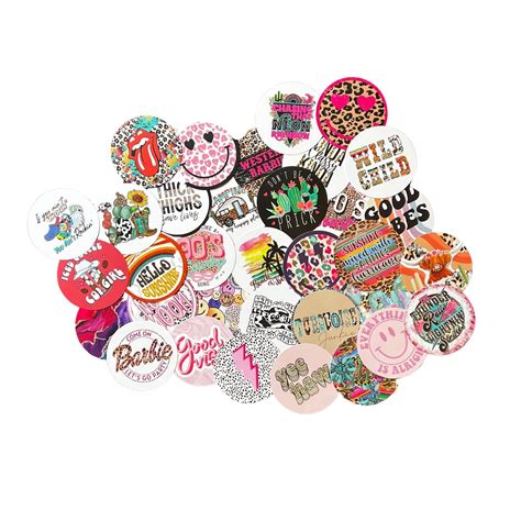 Freshie Cardstock Cutouts Rounds Aif4 3” Inch For Freshies Mix 32 Pk