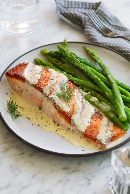 Arrange the salmon in the skillet, with the seasoned side down. Salmon (with Creamy Garlic Dijon Sauce) - Cooking Classy