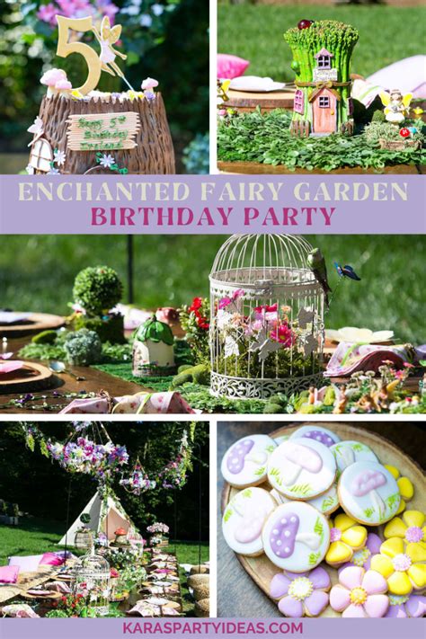 Karas Party Ideas Enchanted Fairy Garden Birthday Party Karas Party