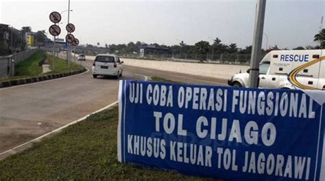 Pembangunan Tol Cijago Masih Menyisakan Masalah Presiden Jokowi