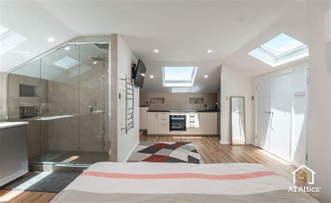Attic Conversion Into A Self Contained Studio Retreat With Bedroom