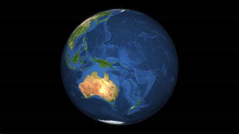 Rotating Earth Visualization 720p Youtube