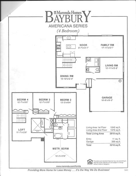 Baybury 2005 maronda build : Maronda Homes Baybury Floor Plan | Floor Roma