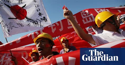 Anti Japan Protests In China Grow Over Disputed Islands In Pictures World News The Guardian