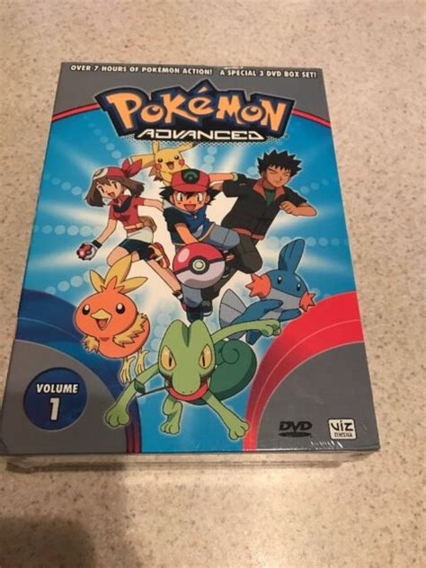 pokemon advanced box set vol 1 dvd 2005 new sealed ebay