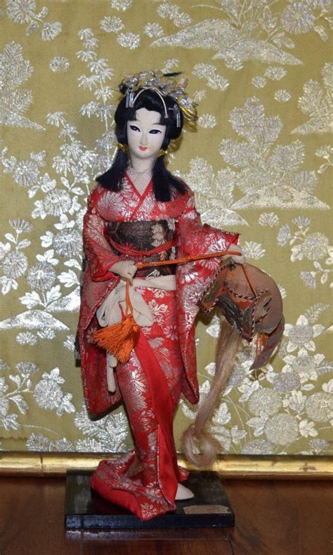 Vintage Japanese Princess Yaegakihime Doll Circa 1940s Etsy