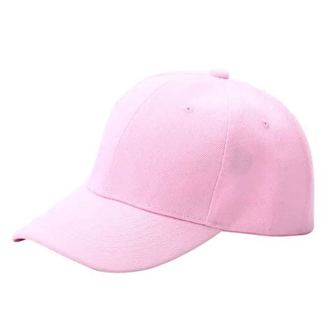 Multi Color Men Women Solid Plain Baseball Cap Unisex Curved Visor Hat
