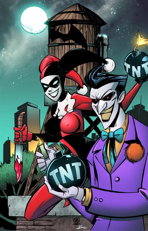 Joker And Harley Quinn Art