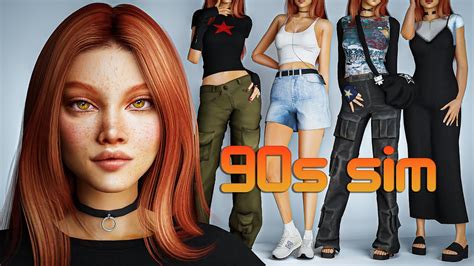 90s Fashion Sims Based On Different Aesthetics Cc List Youtube