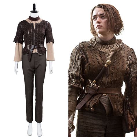 Custom Game Of Thrones Cosplay Arya Stark Costume Got Arya Costume Full