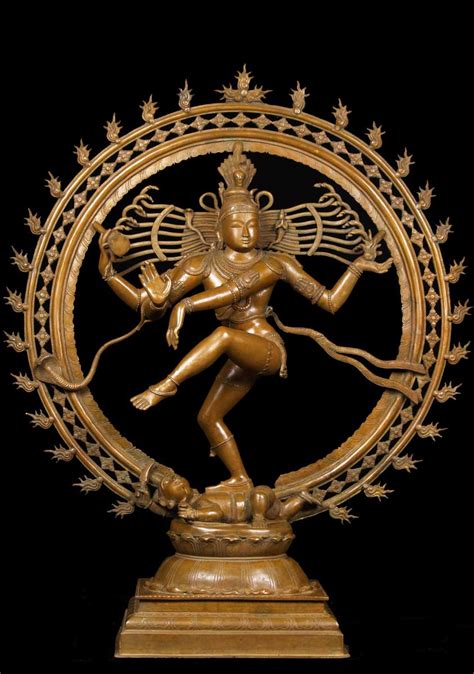 Lotus Sculpture Gives Bronze Lost Wax Method Statues Of Hindu Gods New