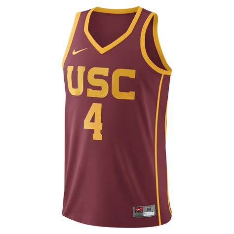 These jerseys are produced and designed according to usa standard size. USC REPLICA BASKETBALL JERSEY