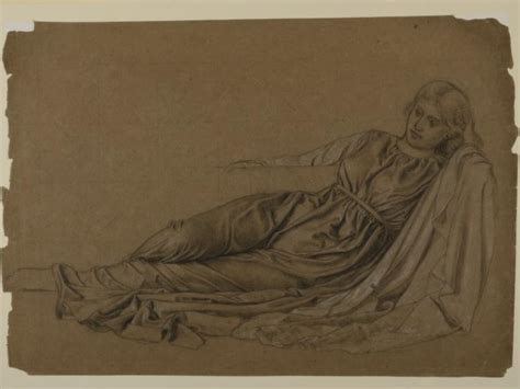 Study Of A Draped Female Figure Reclining National Museums Liverpool