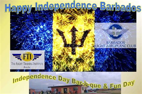 barbados light aeroplane club independence day bar b que and fun day what s on in barbados
