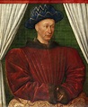 Altesses : Charles VII, roi de France, vers 1450, par Jean Fouquet