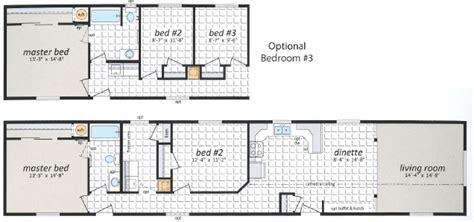 14×70 Mobile Home Floor Plan Floor Roma
