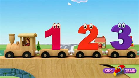 10 Little Numbers Song For Children 3d Train Numbers Song Kids