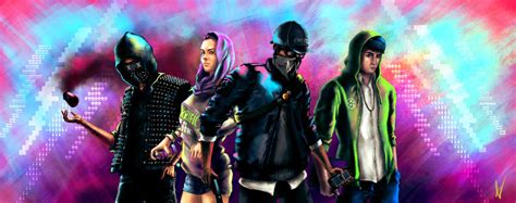 Watch Dogs 2 Fanart The Dedsec Squad Updated By