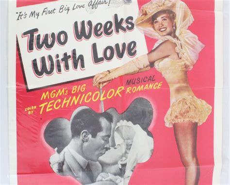 1950 Two Weeks With Love Movie Poster One Sheet 50549 Memorabilia Expert