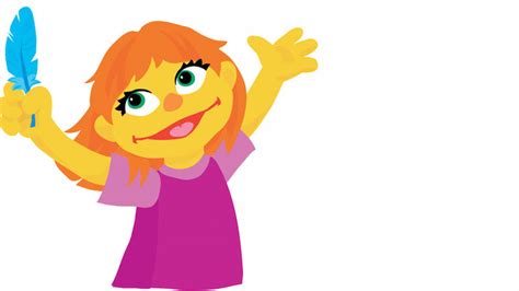Sesame Street Introduces A New Muppet Julia On The Autism Spectrum All Is Relative