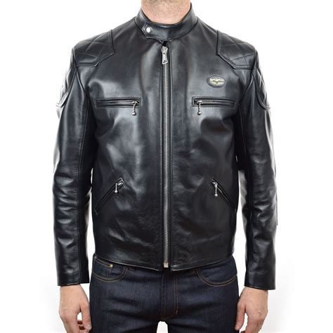 Lewis Leathers Racing Black Jacket Urban Rider Armour Ready Edition
