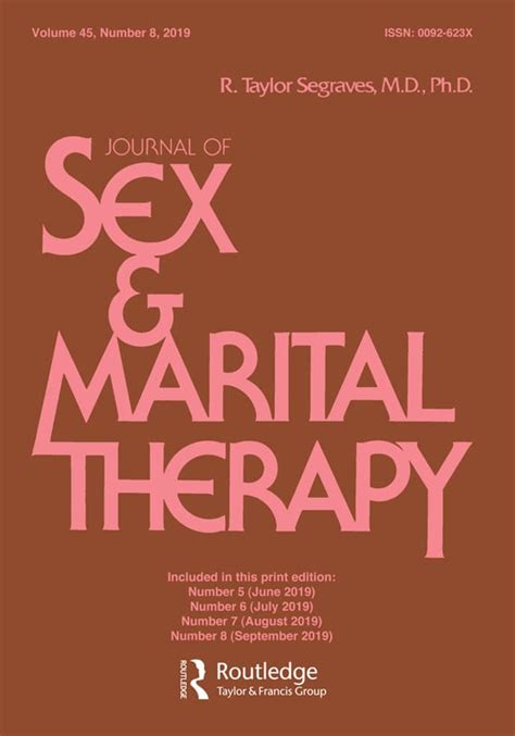 Journal Of Sex And Marital Therapy Vol 45 No 8