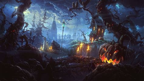 66 Halloween Backgrounds For Desktop On Wallpapersafari