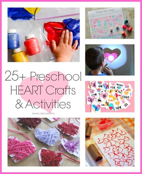 30 Heart Shape Activities For Preschoolers School Time Snippets