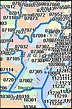 HUDSON County, New Jersey Digital ZIP Code Map