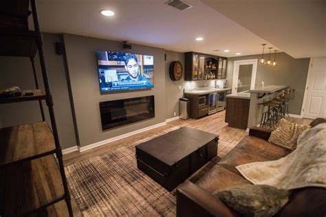 Finished Basement Basement Living Rooms Garage To Living Space