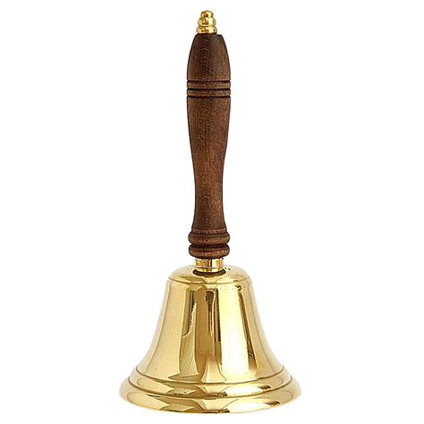 Bell With Wooden Handle 21x10 Cm Online Sales On