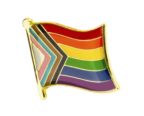 Progress Pride Rainbow Flag Pin Lgbt