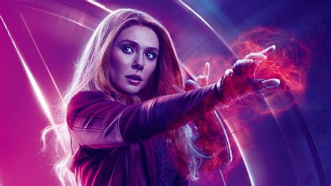 Elizabeth Olsen Scarlet Witch Avengers Endgame Wallpaper Hd 2024