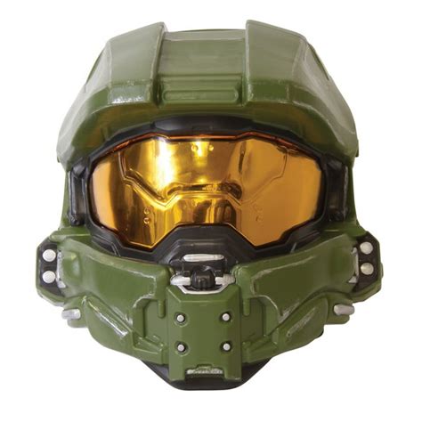 Master Chief Adult Mask Halo Xbox John 117 Mask Halloween Green Costume