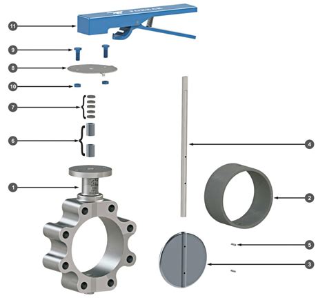 Butterfly Valve Parts Name Butterfly Valve Parts At Rs 40piece