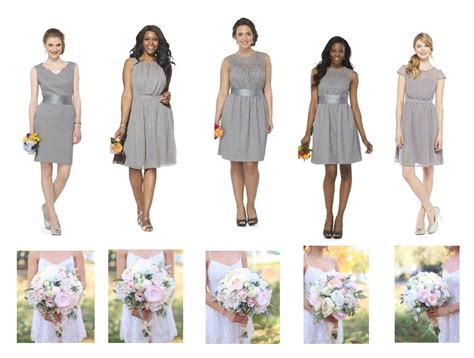 Same Colour Different Styles Love This Look For The Bridesmaids