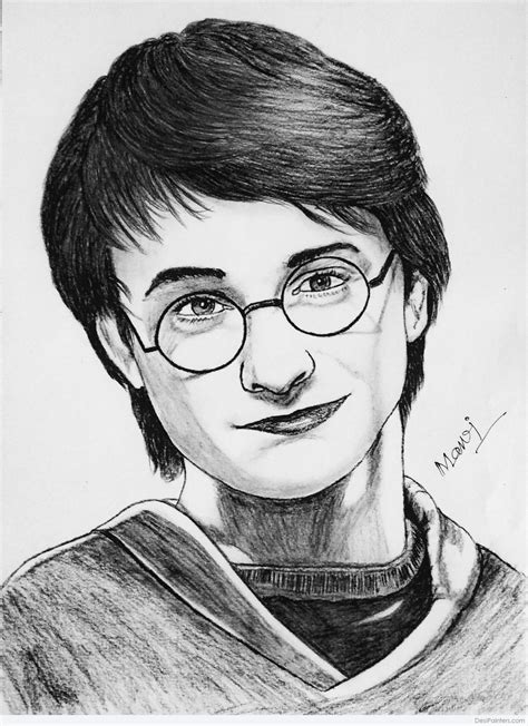 Harry Potter Portraits Harry Potter Sketch Harry Pott