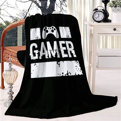 Gamer Video Game Player Gaming Fleece Blanket Soft Plush