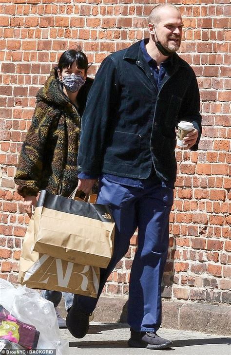 Lily Allen And Husband David Harbour Keep Things Casual As They Enjoy A