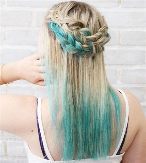 Find and save ideas about dip dye hair on pinterest. 40 Fairy-Like Blue Ombre Hairstyles | Hair dye tips, Blue ...