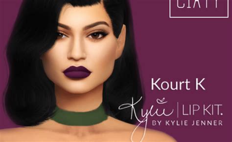 Simpliciaty Kourt K Kylie Lip Kit Sims 4 Downloads Kylie Lip Kit Kylie