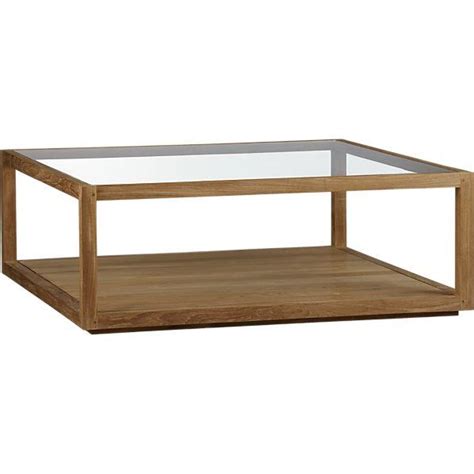 Endlessly functional tables offer an easy way to change the. Wood Frame Glass Top Square Coffee Table